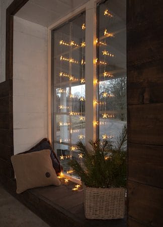 Star Curtain Ljusgardin 90 cm - transparent - Belysning & el - Julbelysning - Övrig julbelysning