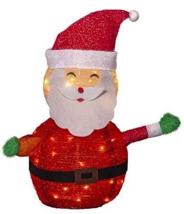 Tecidy Juldekoration Tomte 70 cm 45 LED Batteridriven - Röd|Vit|Grön - Belysning & el - Julbelysning - Julbelysning utomhus
