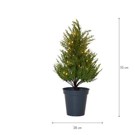 Thuja Dekorationsträd 55 cm - grön - Belysning & el - Julbelysning - Jullampor