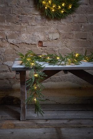 Thuja Girland 180 cm - grön - Belysning & el - Julbelysning - Julbelysning utomhus