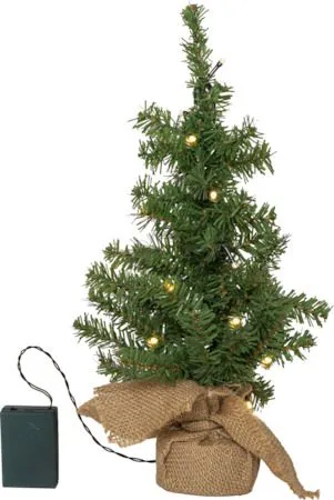 Toppy Liten Julgran med belysning 45 cm - grön - Belysning & el - Julbelysning - Övrig julbelysning