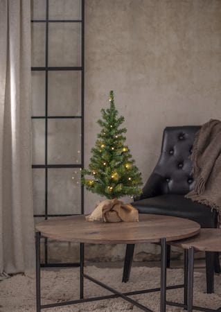 Toppy Liten Julgran med belysning 60 cm - grön - Belysning & el - Julbelysning - Övrig julbelysning