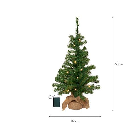 Toppy Liten Julgran med belysning 60 cm - grön - Belysning & el - Julbelysning - Övrig julbelysning