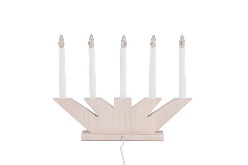 Verbier Adventsljusstake  41 cm - Vit - Belysning & el - Julbelysning - Adventsljusstake & elljusstake