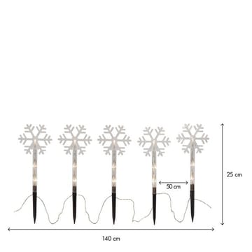 Wandy Utomhusdekoration belysning 140 cm - transparent - Belysning & el - Julbelysning - Julbelysning utomhus