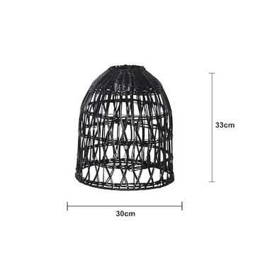 Knute Lampskärm 30 cm - svart - Belysning & el - Belysningstillbehör