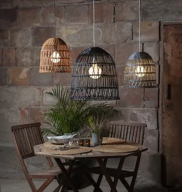 Knute Lampskärm 48 cm - svart - Belysning & el - Belysningstillbehör