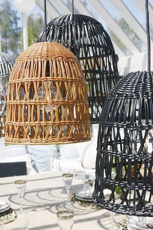 Knute Lampskärm 48 cm - svart - Belysning & el - Belysningstillbehör