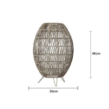 Linde Lampskärm Utomhus 30x46 cm i Konstrotting - Beige - Belysning & el - Belysningstillbehör