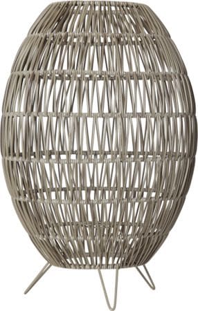 Linde Lampskärm Utomhus 30x46 cm i Konstrotting, Beige