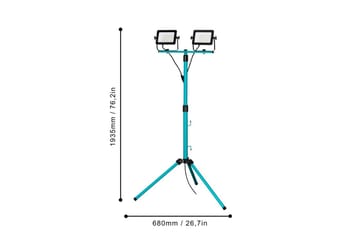 Arbetsbelysning Eglo LED-Stativstrålkastare med 2 Lampor 30W - Belysning & el - Ljuskällor & glödlampor - Arbetsbelysning