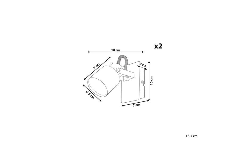 Athenaeum Spotlight 2 st GU10 - Vit - Belysning & el - Ljuskällor & glödlampor - Spotlight & downlight