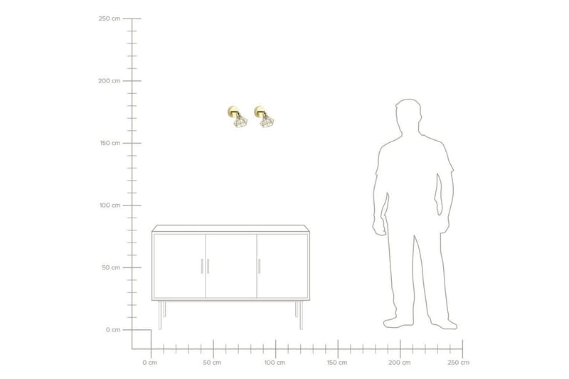 Ermana Spotlight 2 st G9 - Guld - Belysning & el - Ljuskällor & glödlampor - Spotlight & downlight