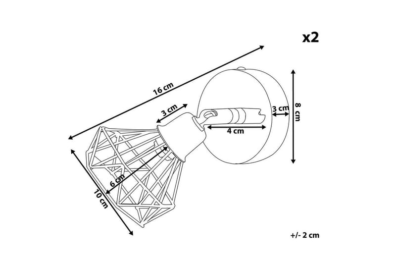 Ermana Spotlight 2 st G9 - Guld - Belysning & el - Ljuskällor & glödlampor - Spotlight & downlight
