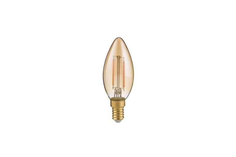 Filament Lampa Ljusformad 2W 250Lm 2700K LED E14 Brun - Brun - Belysning & el - Ljuskällor & glödlampor - LED-belysning - LED-lampa