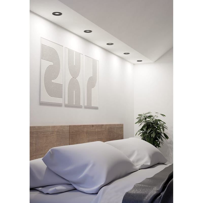 Infälld Lampa Barranco 30 mm 3000K Set om 3 - Svart - Belysning & el - Ljuskällor & glödlampor - Spotlight & downlight