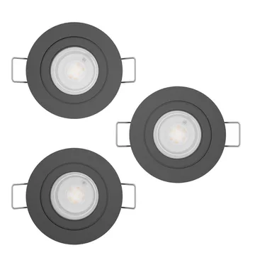 Infälld Lampa Barranco IP44 30 mm 3000K Set om 3 - 8,4 cm - Belysning & el - Ljuskällor & glödlampor - Spotlight & downlight