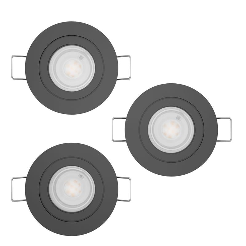 Infälld Lampa Barranco IP44 30 mm 3000K Set om 3 - 8,4 cm - Belysning & el - Ljuskällor & glödlampor - Spotlight & downlight