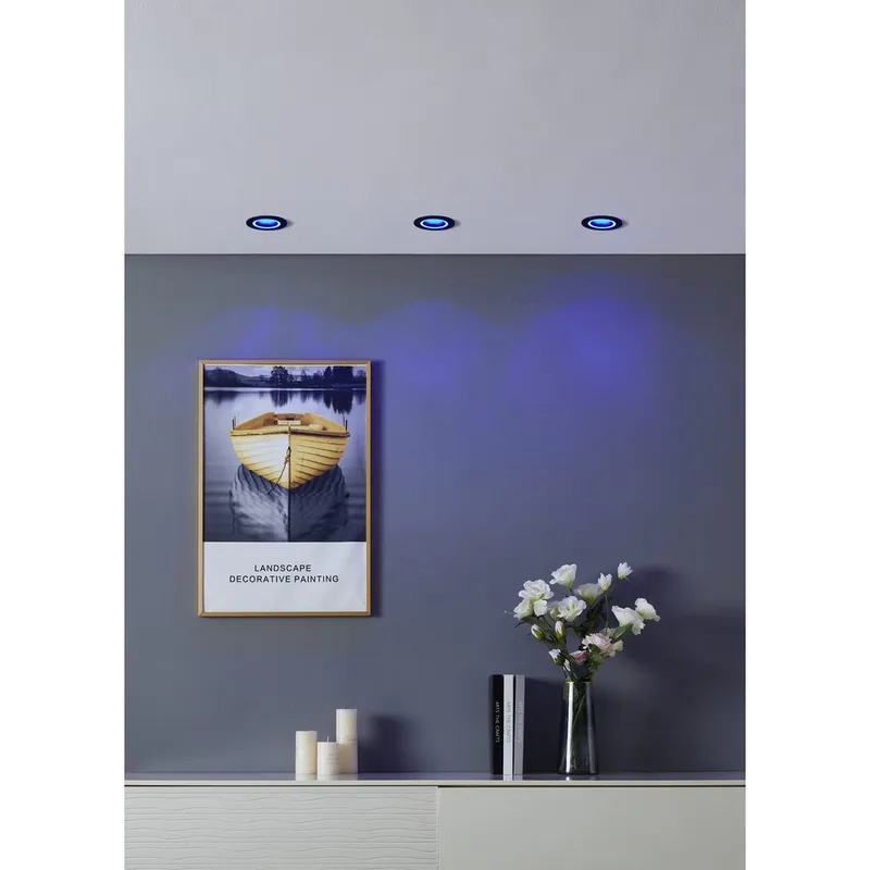 Infälld Lampa Carosso 93 mm - Svart - Belysning & el - Ljuskällor & glödlampor - Spotlight & downlight