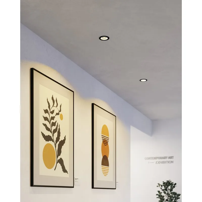 Infälld Lampa Carosso 93 mm - Svart - Belysning & el - Ljuskällor & glödlampor - Spotlight & downlight