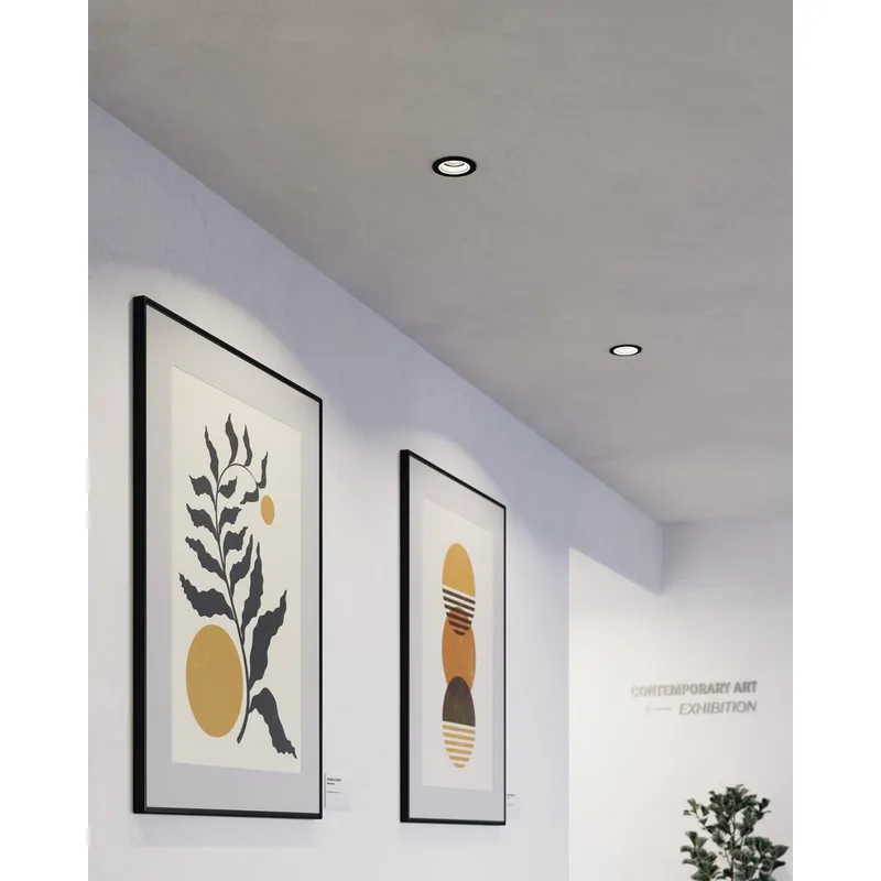 Infälld Lampa Carosso 93 mm - Svart - Belysning & el - Ljuskällor & glödlampor - Spotlight & downlight