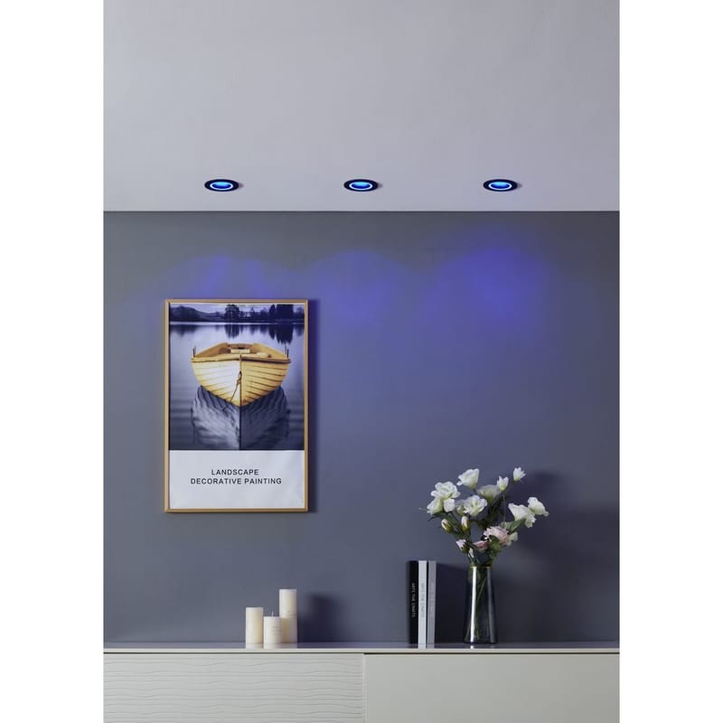 Infälld Lampa Carosso 93 mm - Svart - Belysning & el - Ljuskällor & glödlampor - Spotlight & downlight