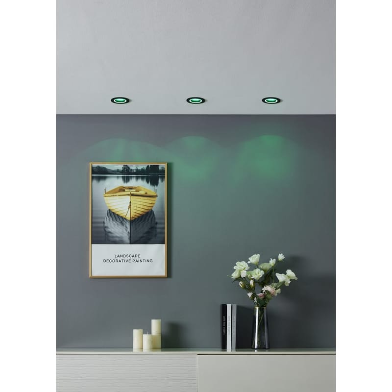 Infälld Lampa Carosso 93 mm - Svart - Belysning & el - Ljuskällor & glödlampor - Spotlight & downlight