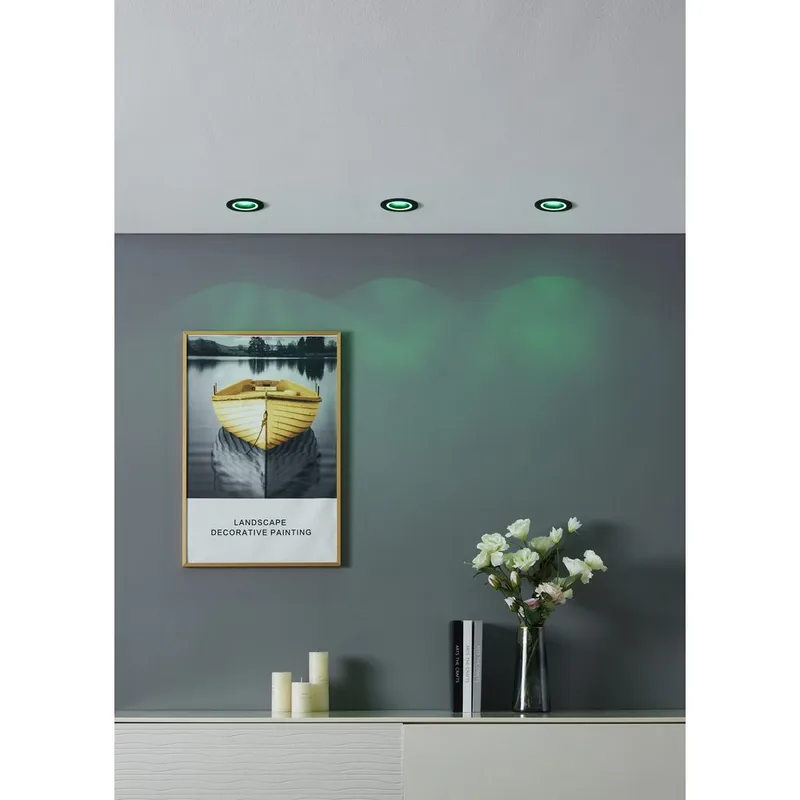 Infälld Lampa Carosso 93 mm - Svart - Belysning & el - Ljuskällor & glödlampor - Spotlight & downlight