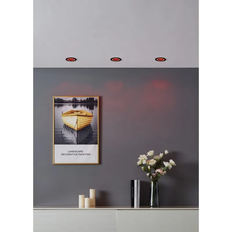 Infälld Lampa Carosso 93 mm - Svart - Belysning & el - Ljuskällor & glödlampor - Spotlight & downlight