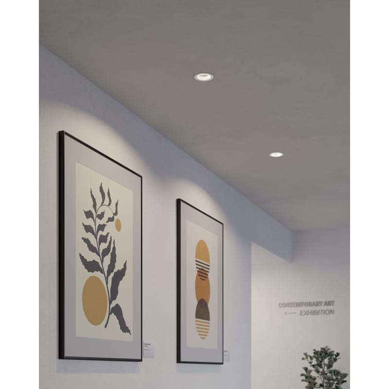 Infälld Lampa Carosso 93 mm - Vit - Belysning & el - Ljuskällor & glödlampor - Spotlight & downlight