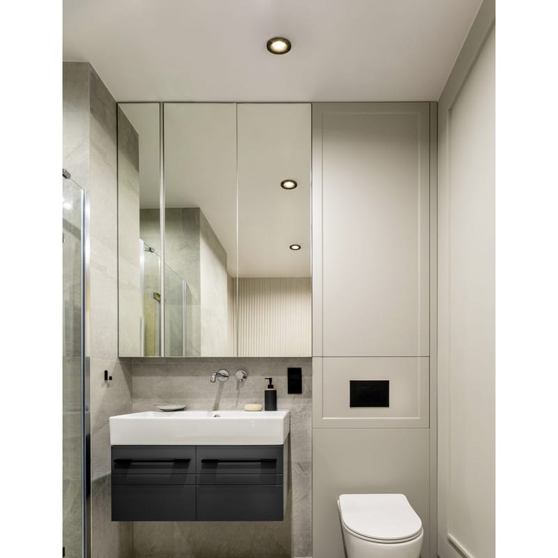 Infälld Lampa Salabate 88 mm Set om 3 - Svart - Belysning & el - Ljuskällor & glödlampor - Spotlight & downlight