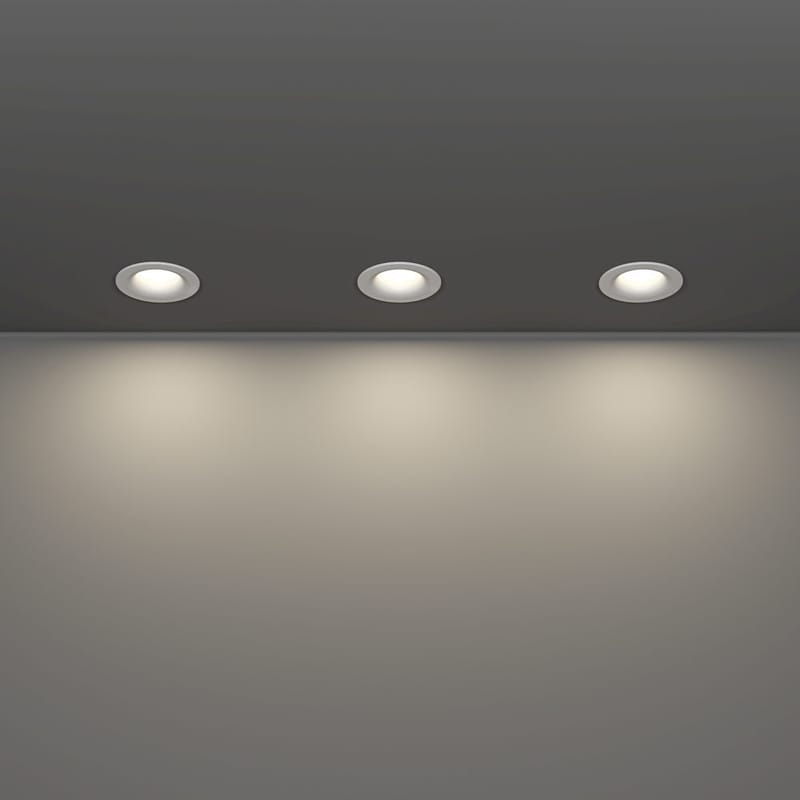 Infälld Lampa Salabate 88 mm Set om 3 - Vit - Belysning & el - Ljuskällor & glödlampor - Spotlight & downlight