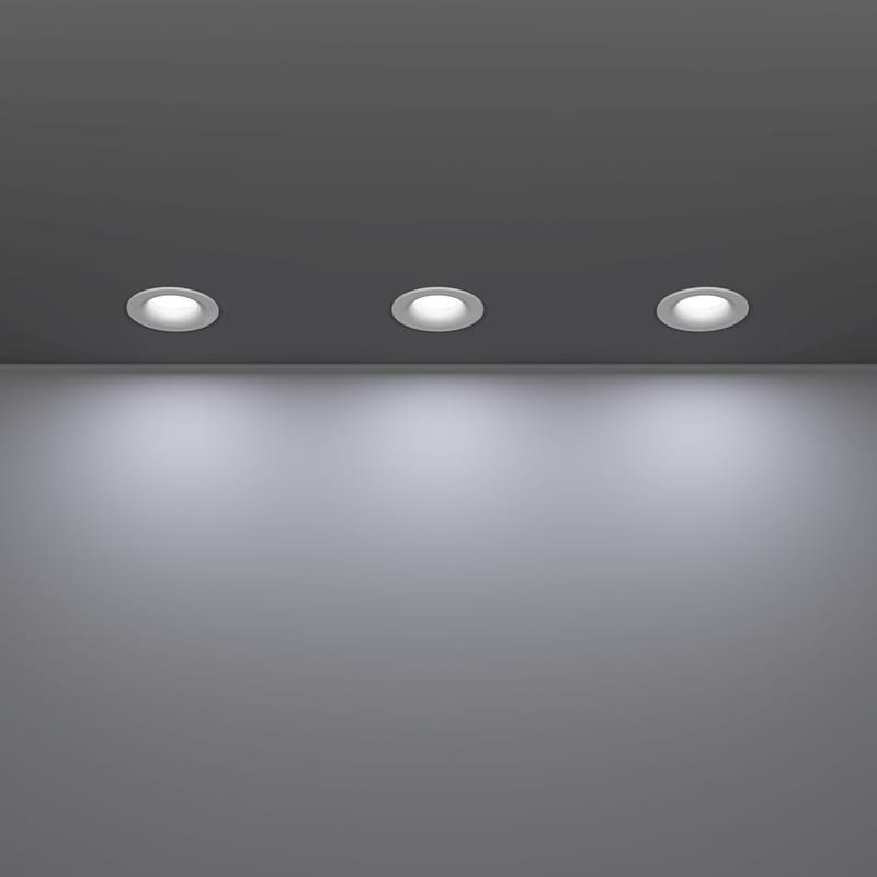 Infälld Lampa Salabate 88 mm Set om 3 - Vit - Belysning & el - Ljuskällor & glödlampor - Spotlight & downlight