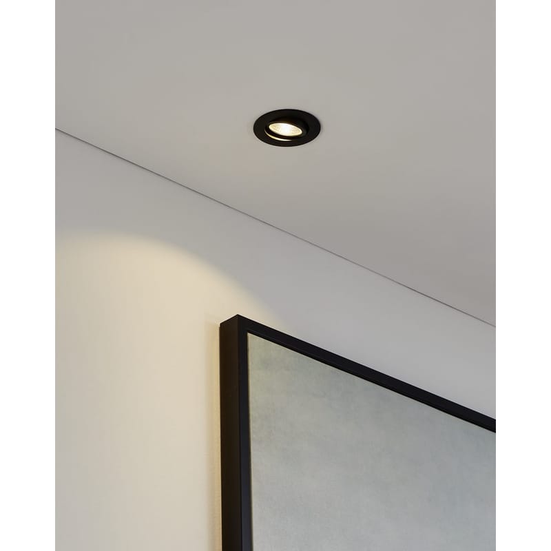 Infälld Lampa Saliceto Ø88 mm 2700K - Svart - Belysning & el - Ljuskällor & glödlampor - Spotlight & downlight