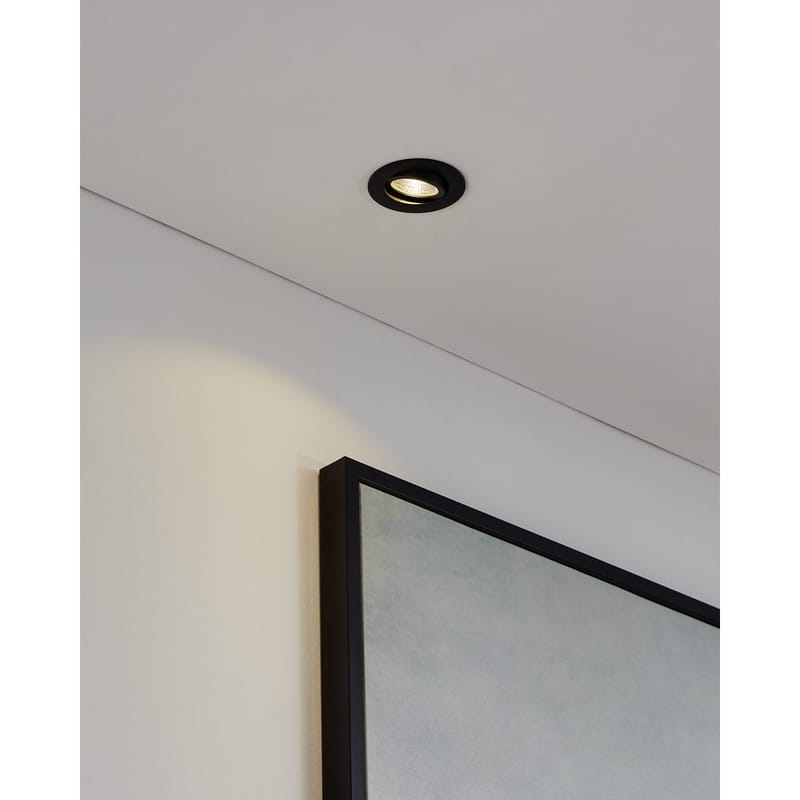 Infälld Lampa Saliceto Ø88 mm 2700K - Svart - Belysning & el - Ljuskällor & glödlampor - Spotlight & downlight