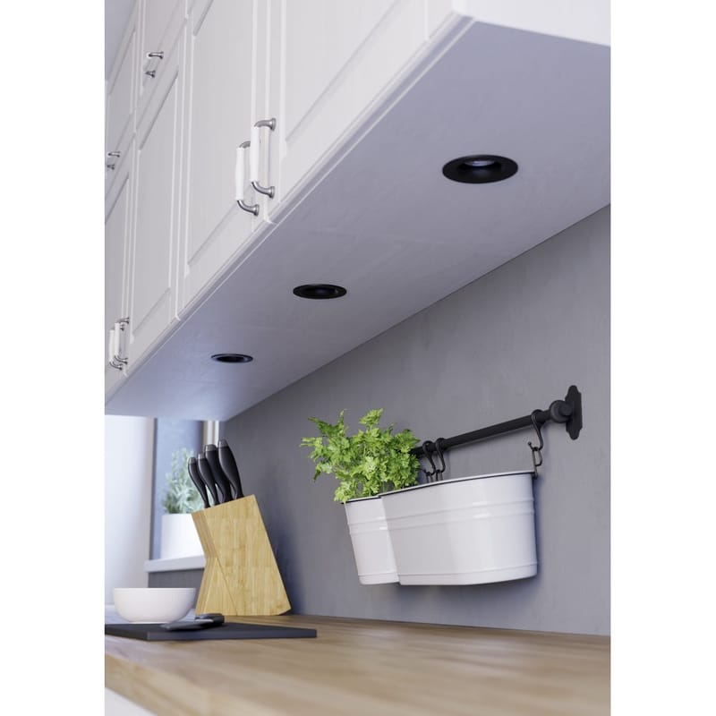 Infälld Lampa Saliceto 88 mm 2700K Set om 3 - Svart - Belysning & el - Ljuskällor & glödlampor - Spotlight & downlight