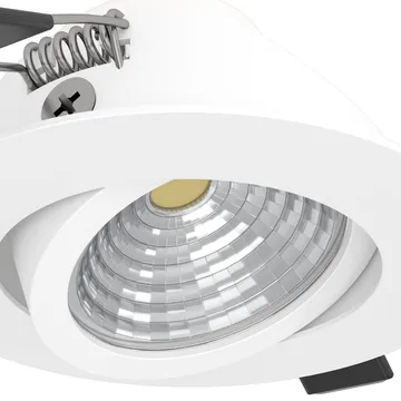 Infälld Lampa Saliceto 88 mm 4000K - Vit - Belysning & el - Ljuskällor & glödlampor - Spotlight & downlight