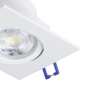 Infälld Lampa Saliceto 88x88 mm 2700K Set om 3 - Vit - Belysning & el - Ljuskällor & glödlampor - Spotlight & downlight