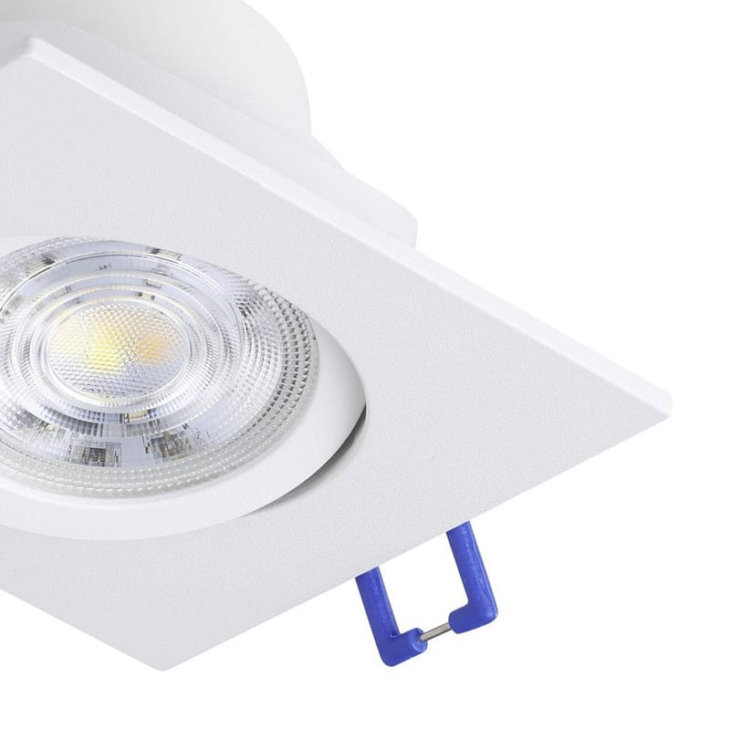 Infälld Lampa Saliceto 88x88 mm 4000K Set om 3 - Vit - Belysning & el - Ljuskällor & glödlampor - Spotlight & downlight