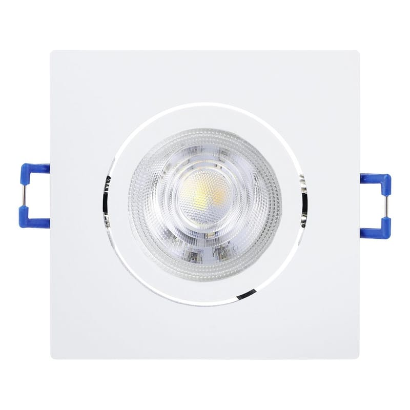 Infälld Lampa Saliceto 88x88 mm 4000K Set om 3 - Vit - Belysning & el - Ljuskällor & glödlampor - Spotlight & downlight