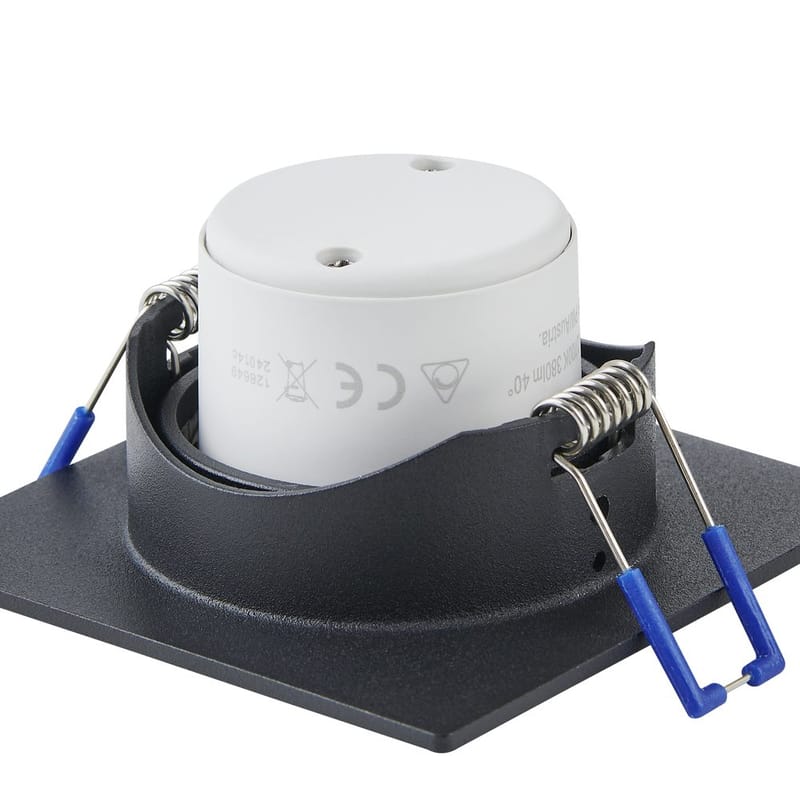 Infälld Lampa Saliceto Mobil Svart 4000K - 8,8 cm - Belysning & el - Ljuskällor & glödlampor - Spotlight & downlight