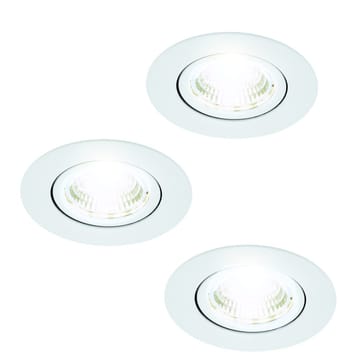 Infälld Lampa Saliceto Mobil Vit 4000K Set om 3 - 8,8 cm - Belysning & el - Ljuskällor & glödlampor - Spotlight & downlight