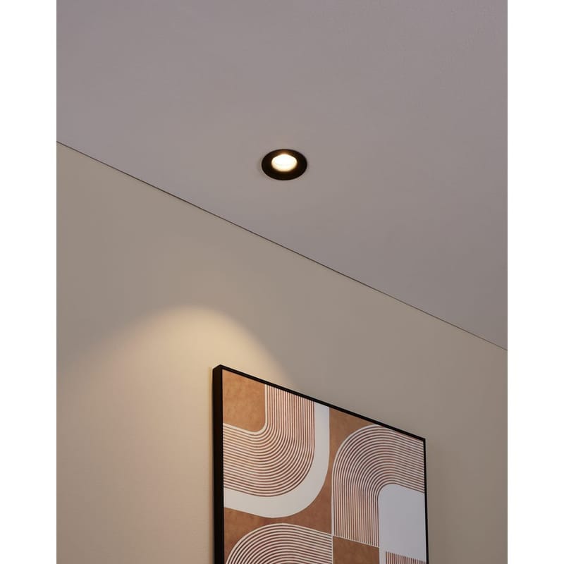 Infälld Lampa Saliceto Stel 88 mm 2700K - Svart - Belysning & el - Ljuskällor & glödlampor - Spotlight & downlight