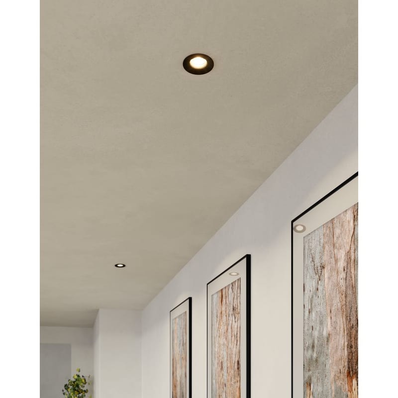 Infälld Lampa Saliceto Stel 88 mm 2700K - Svart - Belysning & el - Ljuskällor & glödlampor - Spotlight & downlight
