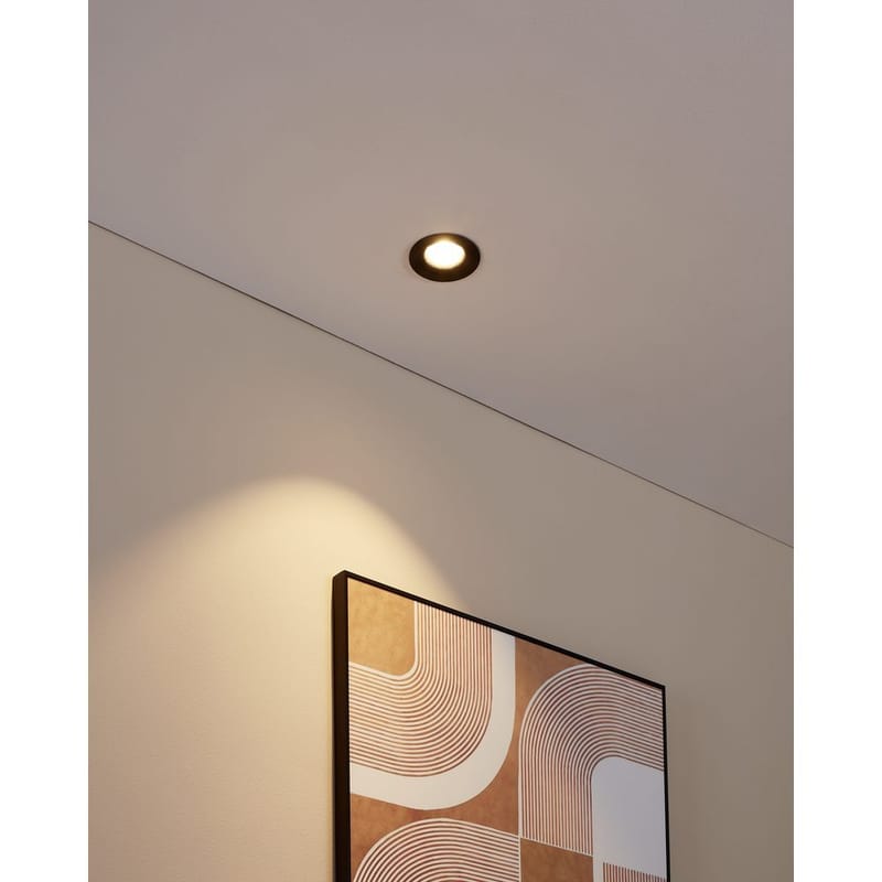 Infälld Lampa Saliceto Stel 88 mm 2700K - Svart - Belysning & el - Ljuskällor & glödlampor - Spotlight & downlight