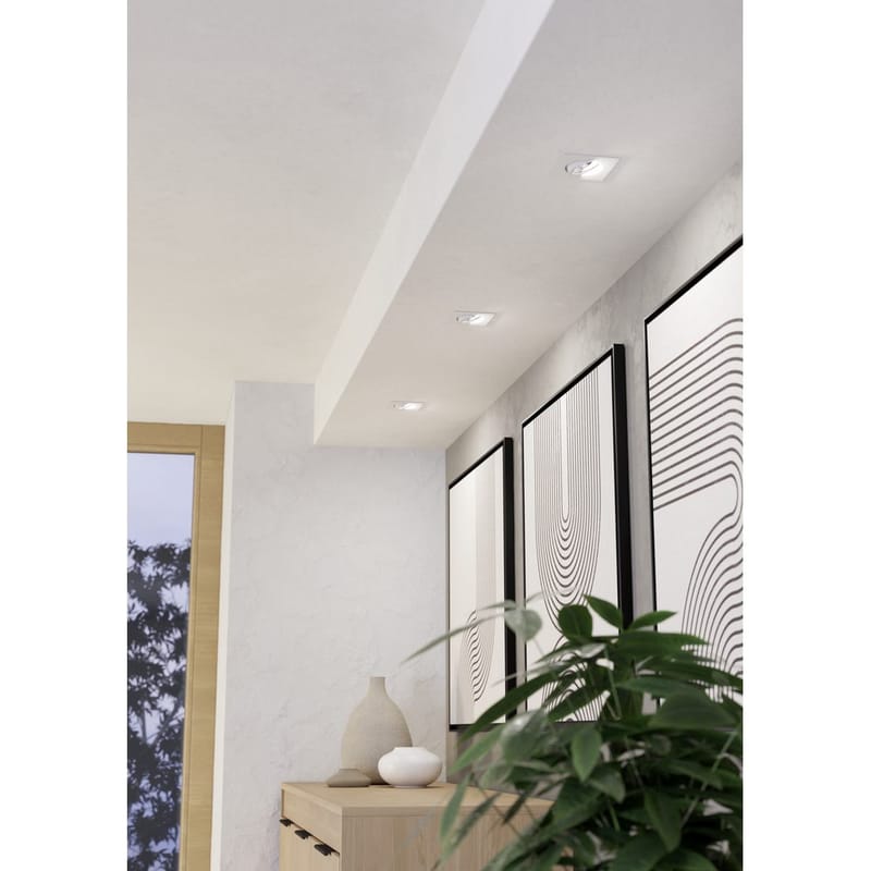 Infälld Lampa Saliceto Vit 4000K - 8,8 cm - Belysning & el - Ljuskällor & glödlampor - Spotlight & downlight