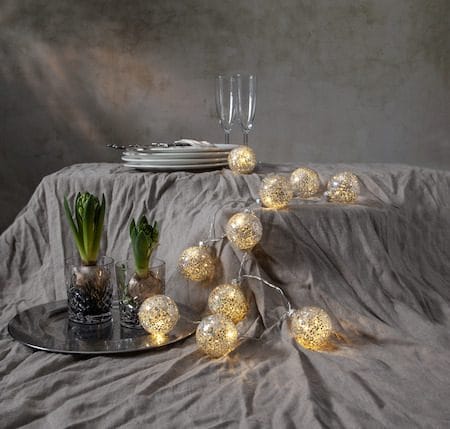 Glitter Ljusslinga - silver - Belysning & el - Ljuskällor & glödlampor - LED-belysning - LED slinga