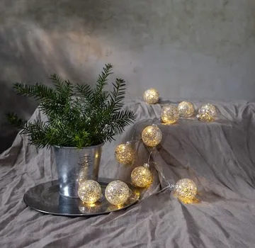 Glitter Ljusslinga - silver - Belysning & el - Ljuskällor & glödlampor - LED-belysning - LED slinga