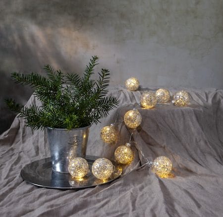 Glitter Ljusslinga - silver - Belysning & el - Ljuskällor & glödlampor - LED-belysning - LED slinga