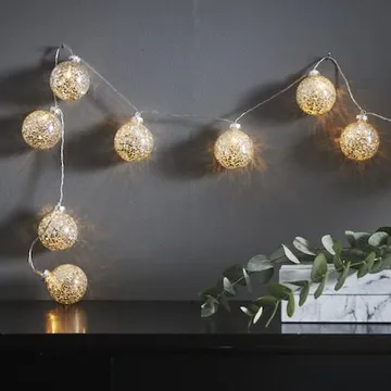 Glitter Ljusslinga - silver - Belysning & el - Ljuskällor & glödlampor - LED-belysning - LED slinga